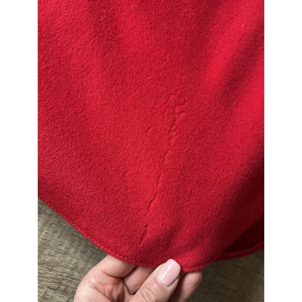 Avoca Vintage Wool & Cashmere long Cape Coat with attached scarf size 1 - Picture 14 of 16